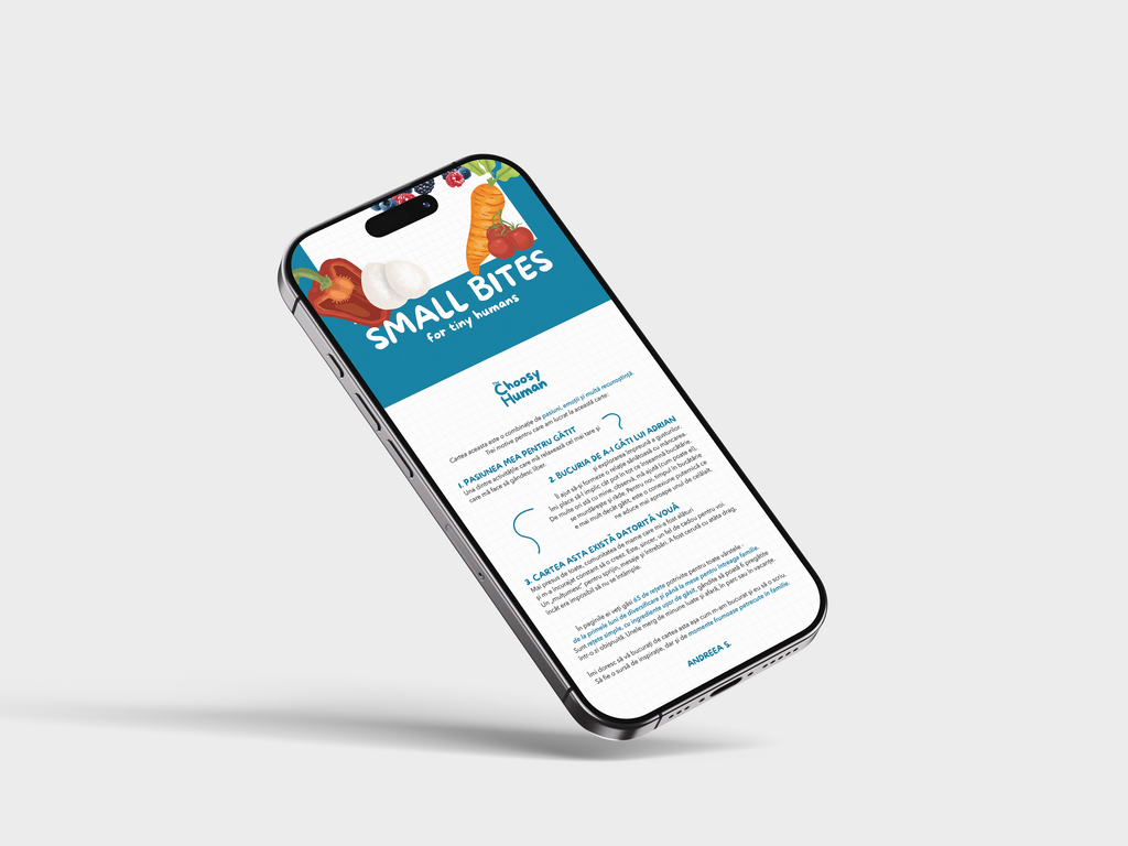 Small Bites for Tiny Humans – 65 de rețete family friendly